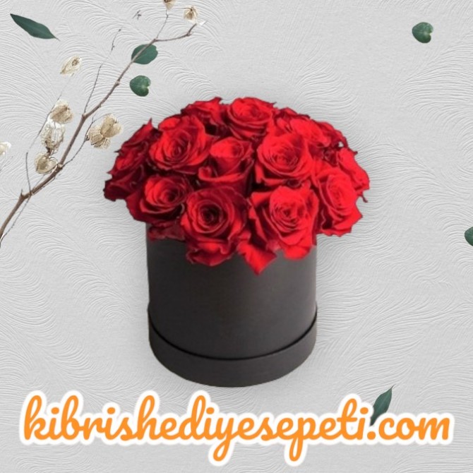 Kutuda 15 Kırmızı Gül Kutuda 15 Kırmızı Gül