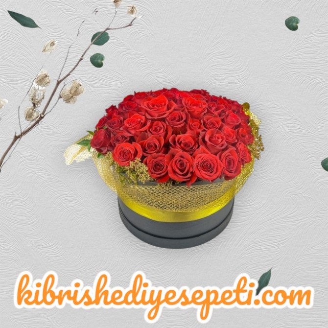 Kutuda 33 Kırmızı Gül Kutuda 33 Kırmızı Gül