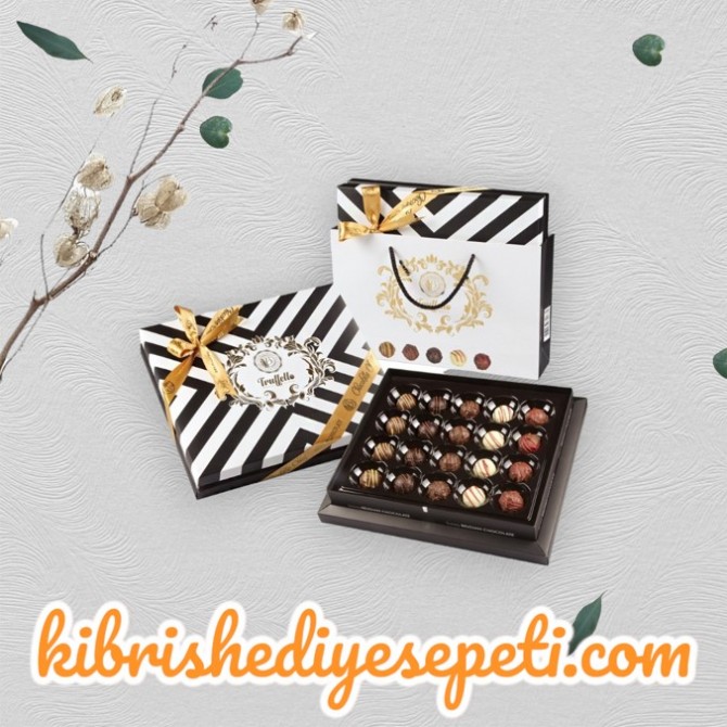 Truff Tırtıklı Kutu Çikolata
