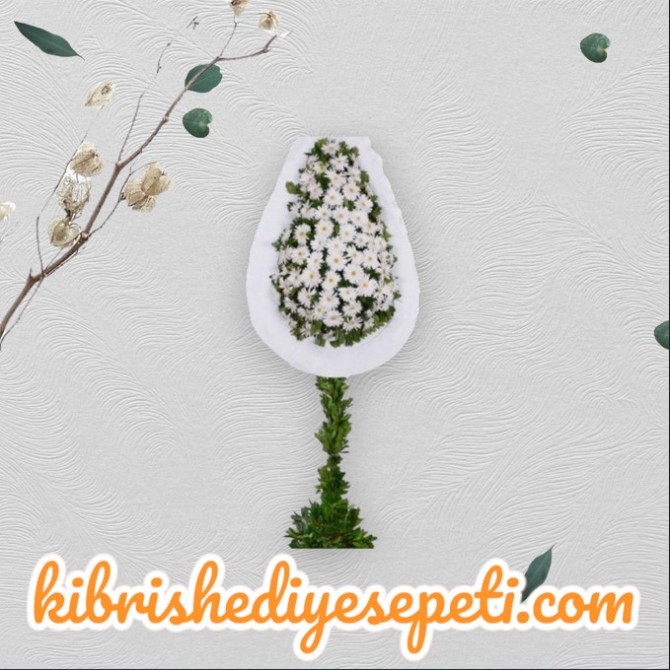 Beyaz Gerbera Açılış Düğün Çelenk Beyaz Gerbera Açılış Düğün Çelenk